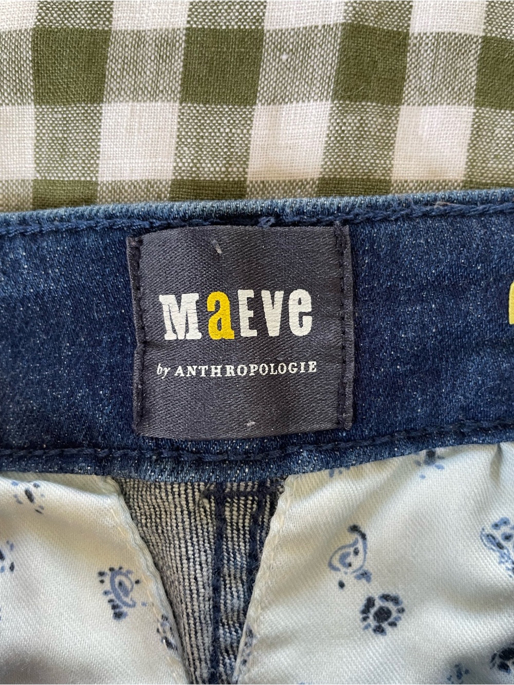 Maeve Dark Indigo Straight Leg Jeans - Picture 3 of 4